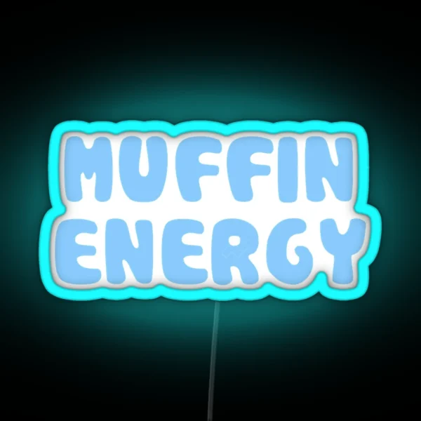 Muffin Energy RGB Neon Sign