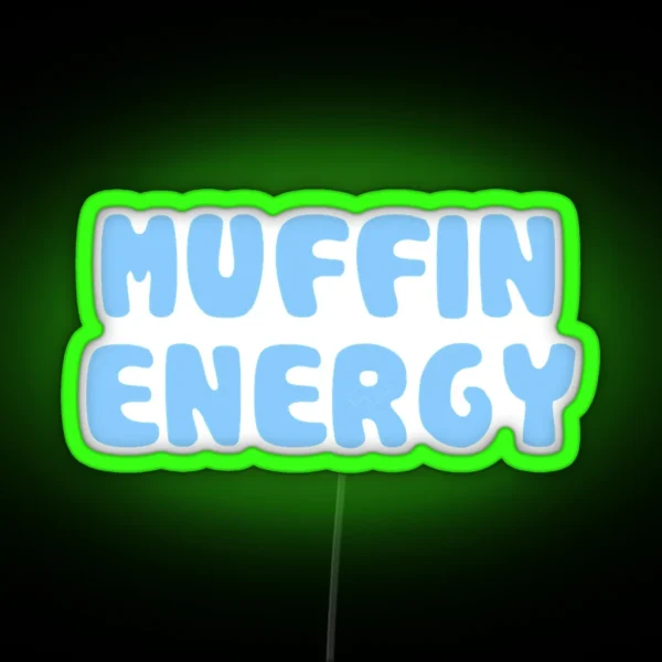 Muffin Energy RGB Neon Sign