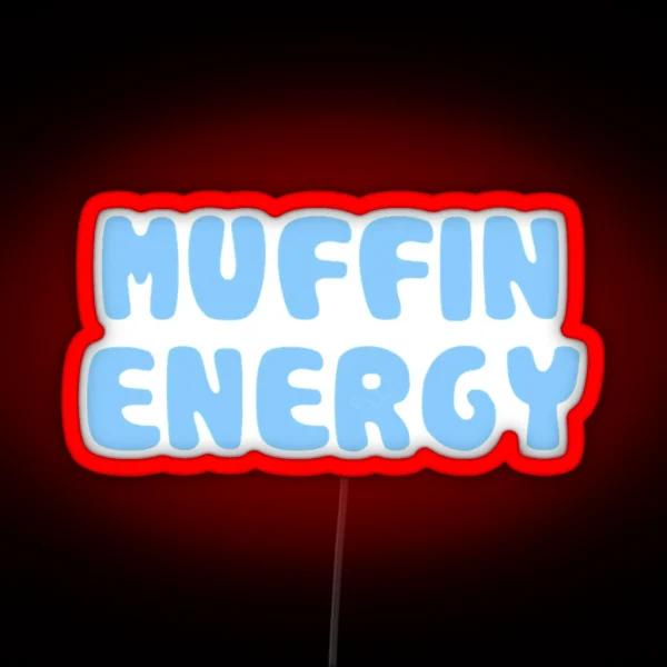 Muffin Energy RGB Neon Sign