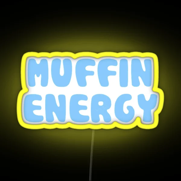 Muffin Energy RGB Neon Sign