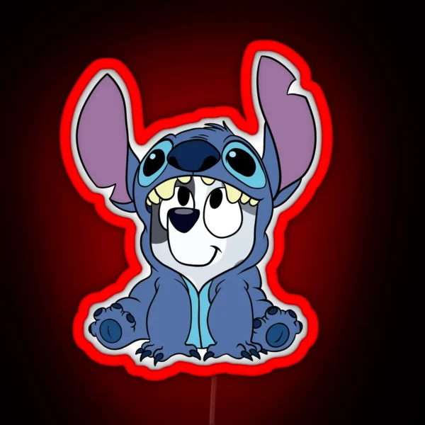Muffin In A Stitch Onesie RGB Neon Sign