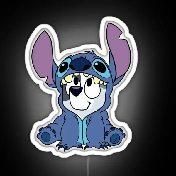 Muffin In A Stitch Onesie RGB Neon Sign
