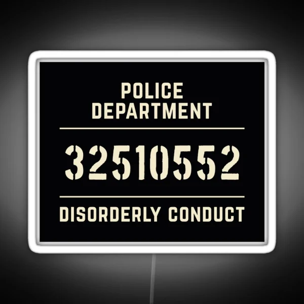 Mugshot Sign RGB Neon Sign