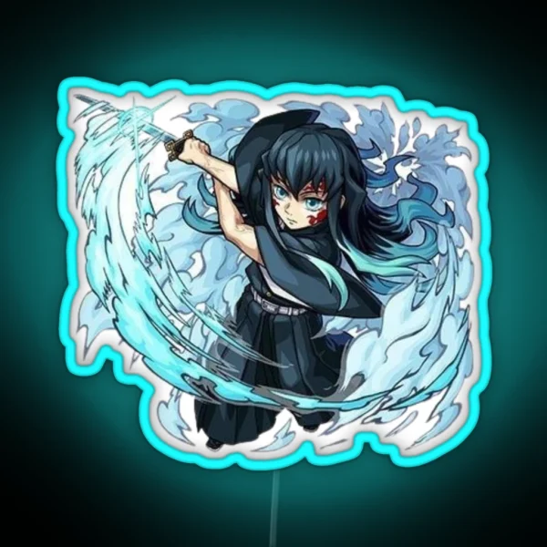 Muichiro Tokito Demon Slayer RGB Neon Sign