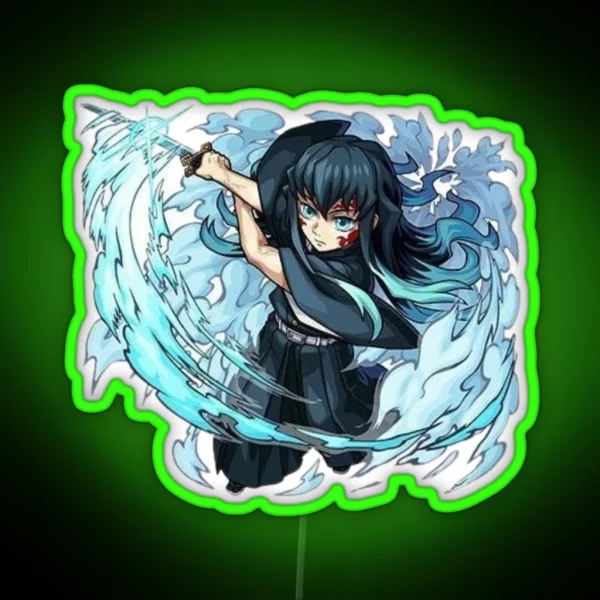 Muichiro Tokito Demon Slayer RGB Neon Sign