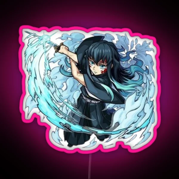 Muichiro Tokito Demon Slayer RGB Neon Sign