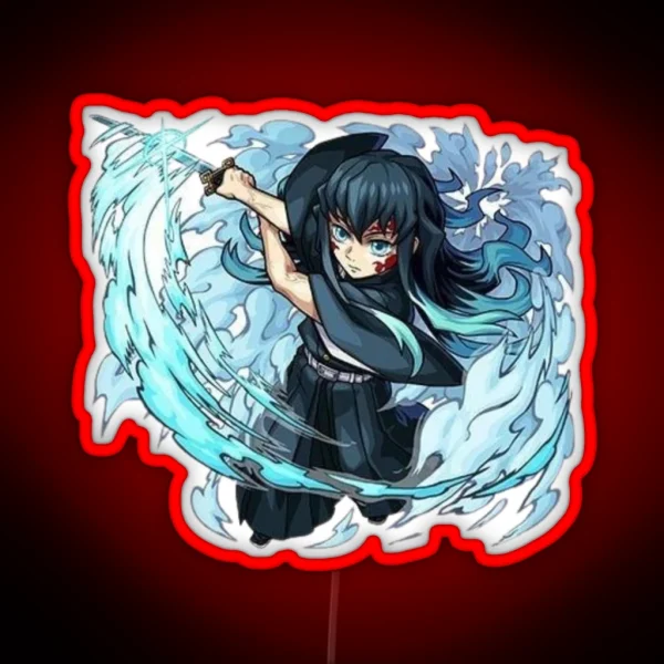 Muichiro Tokito Demon Slayer RGB Neon Sign