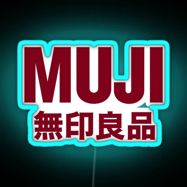 MUJI Logo RGB Neon Sign