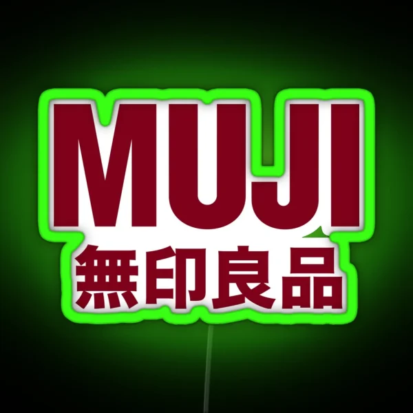 MUJI Logo RGB Neon Sign