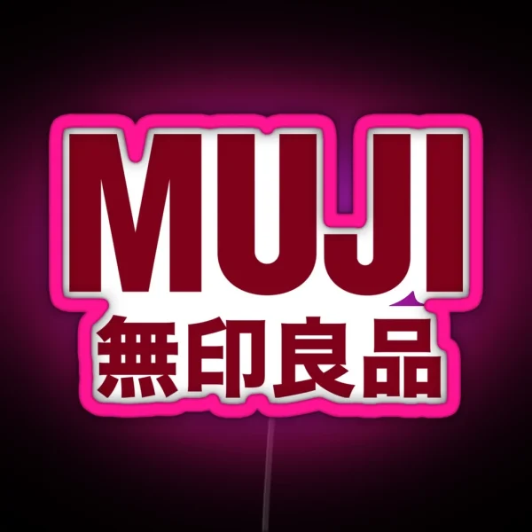 MUJI Logo RGB Neon Sign
