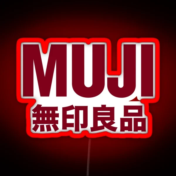 MUJI Logo RGB Neon Sign