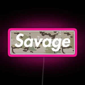 Multicam Savage RGB Neon Sign