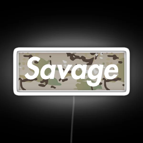 Multicam Savage RGB Neon Sign