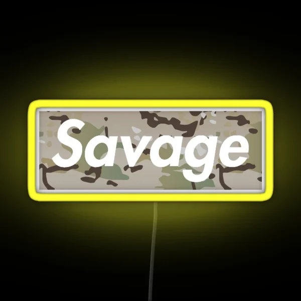 Multicam Savage RGB Neon Sign