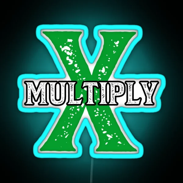 Multiply RGB Neon Sign