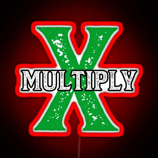 Multiply RGB Neon Sign