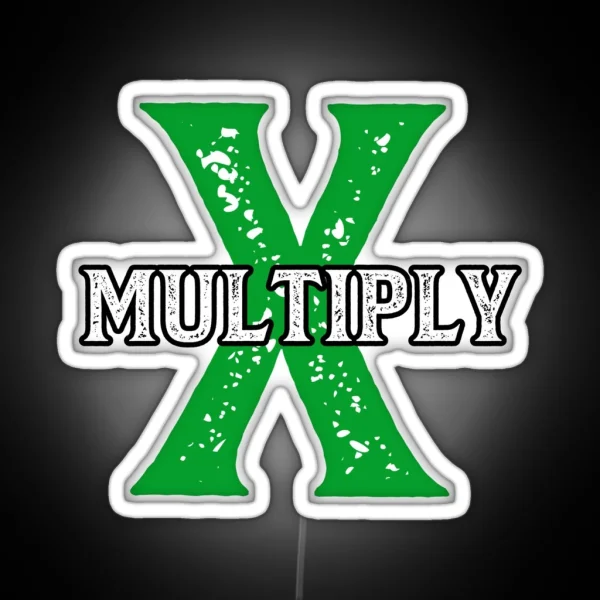 Multiply RGB Neon Sign