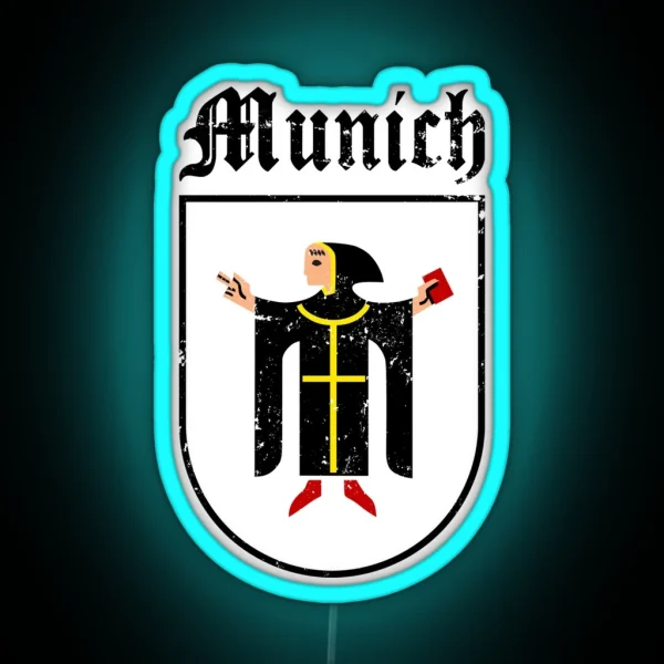 Munich Wappen RGB Neon Sign