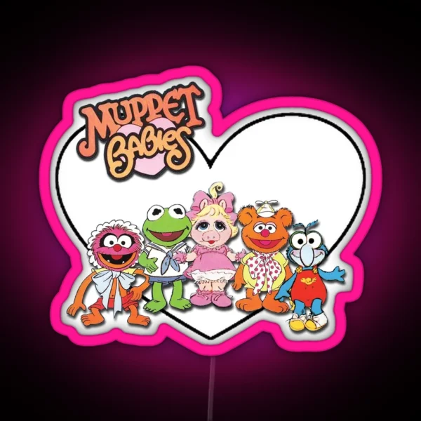 Muppet Babies RGB Neon Sign