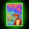 Vintage Muppets colorful neon art decor for living room walls