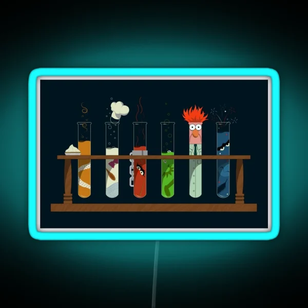 Muppet Science Chemistry RGB Neon Sign