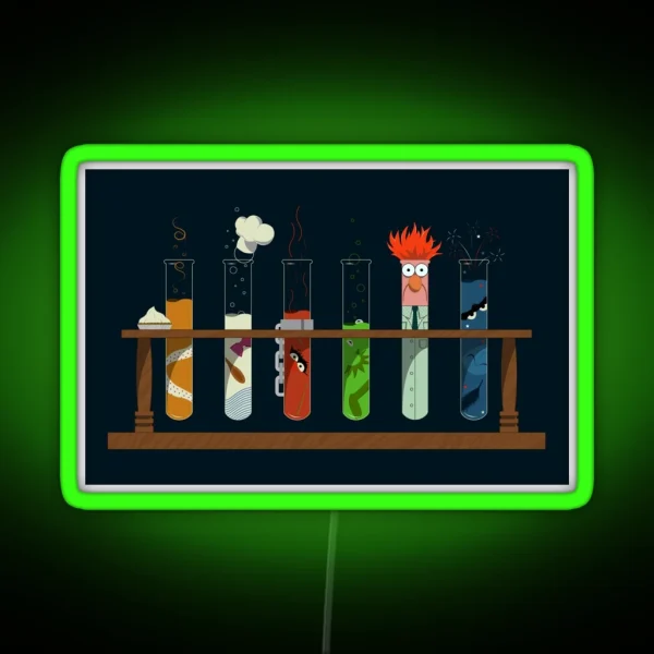 Muppet Science Chemistry RGB Neon Sign