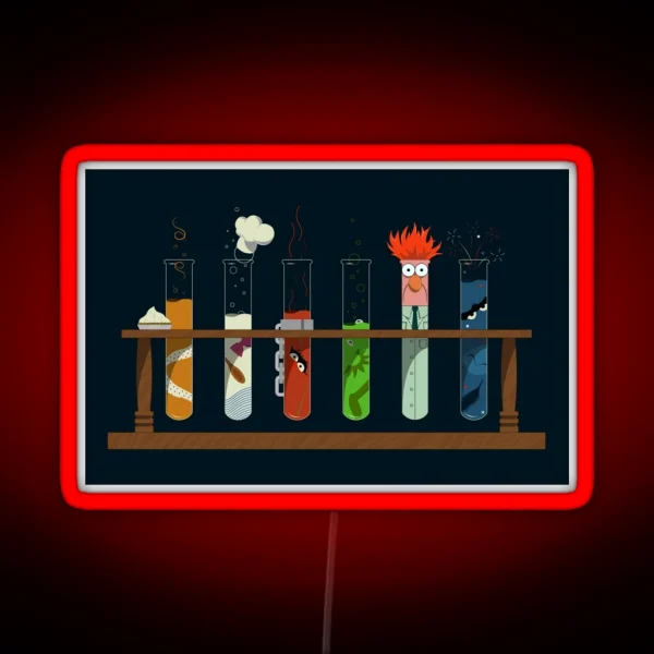 Muppet Science Chemistry RGB Neon Sign