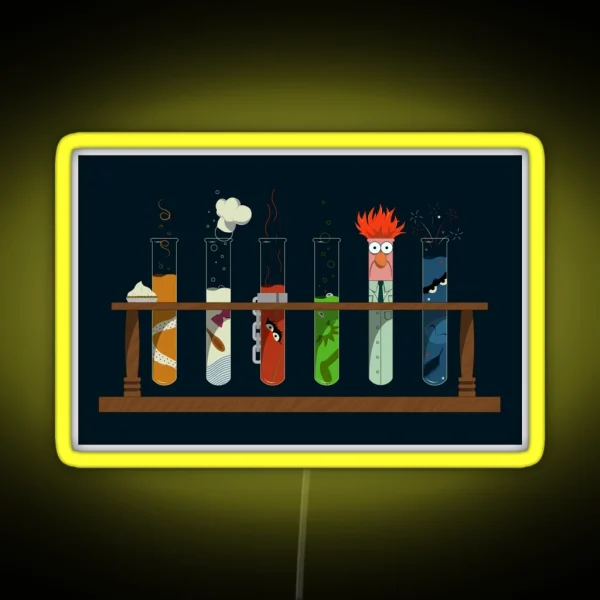 Muppet Science Chemistry RGB Neon Sign
