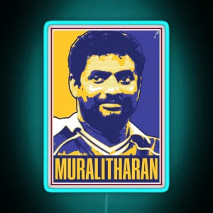 Muralitharan SRI LANKA RGB Neon Sign