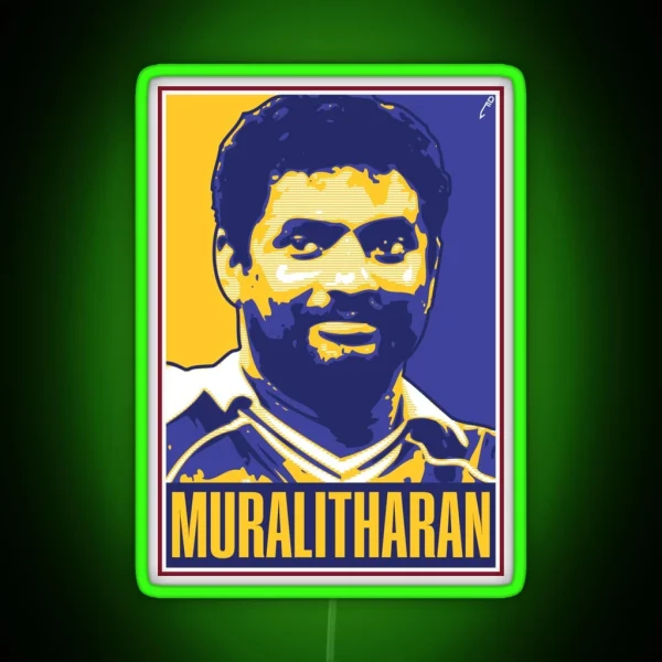 Muralitharan SRI LANKA RGB Neon Sign