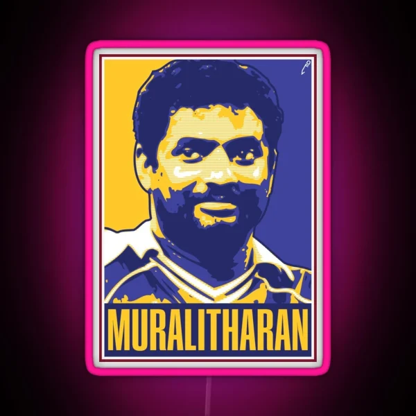 Muralitharan SRI LANKA RGB Neon Sign