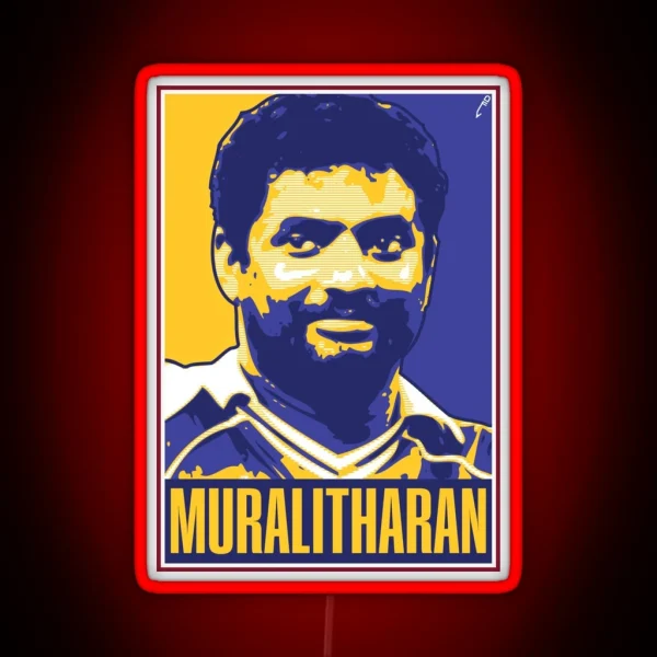 Muralitharan SRI LANKA RGB Neon Sign