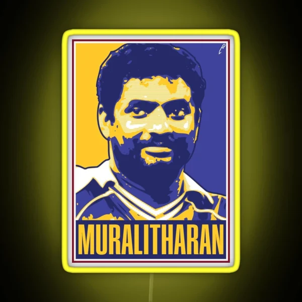 Muralitharan SRI LANKA RGB Neon Sign