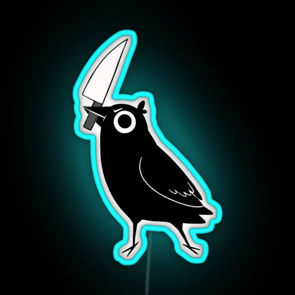 Murder Crow RGB Neon Sign