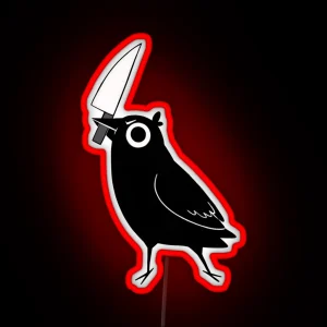 Murder Crow RGB Neon Sign