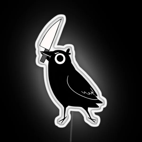 Murder Crow RGB Neon Sign