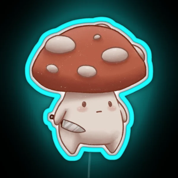 Murder Mushroom RGB Neon Sign