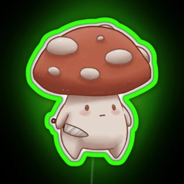 Murder Mushroom RGB Neon Sign