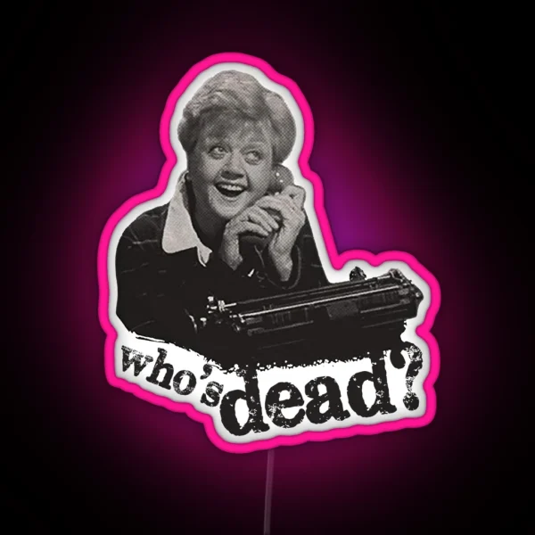 Murder She Wrote Fletcher RGB Neon Sign