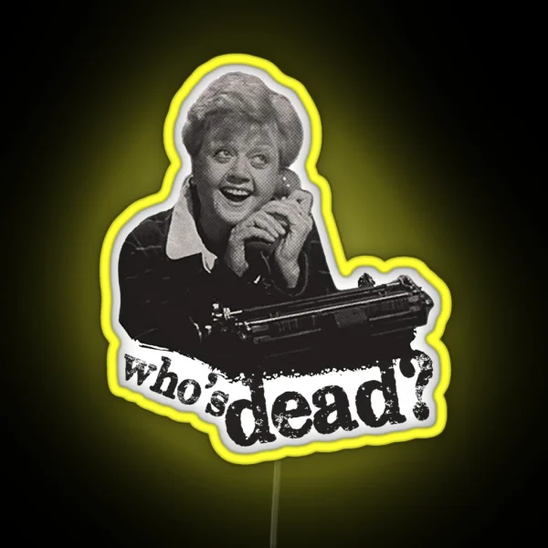 Murder She Wrote Fletcher RGB Neon Sign