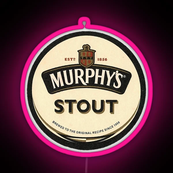 Murphy Stout Logo RGB Neon Sign