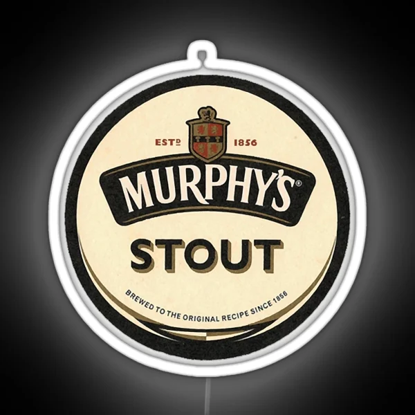 Murphy Stout Logo RGB Neon Sign