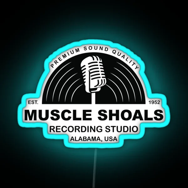 Muscle Shoals Recording Studio Official RGB Neon Sign