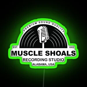 Muscle Shoals Recording Studio Official RGB Neon Sign