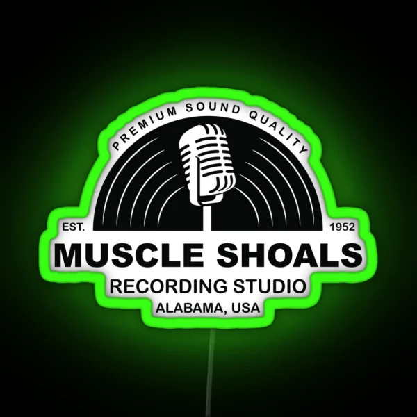 Muscle Shoals Recording Studio Official RGB Neon Sign