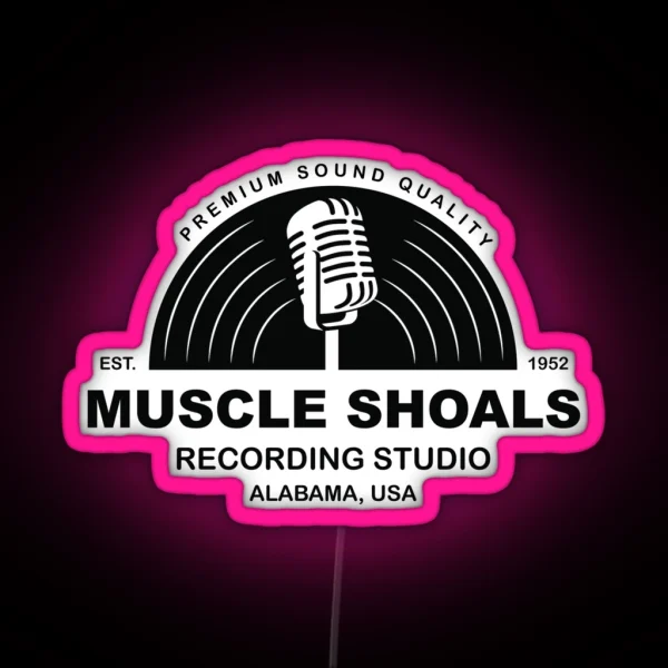 Muscle Shoals Recording Studio Official RGB Neon Sign