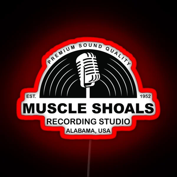 Muscle Shoals Recording Studio Official RGB Neon Sign