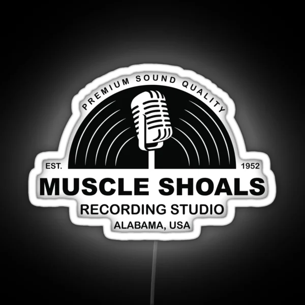 Muscle Shoals Recording Studio Official RGB Neon Sign