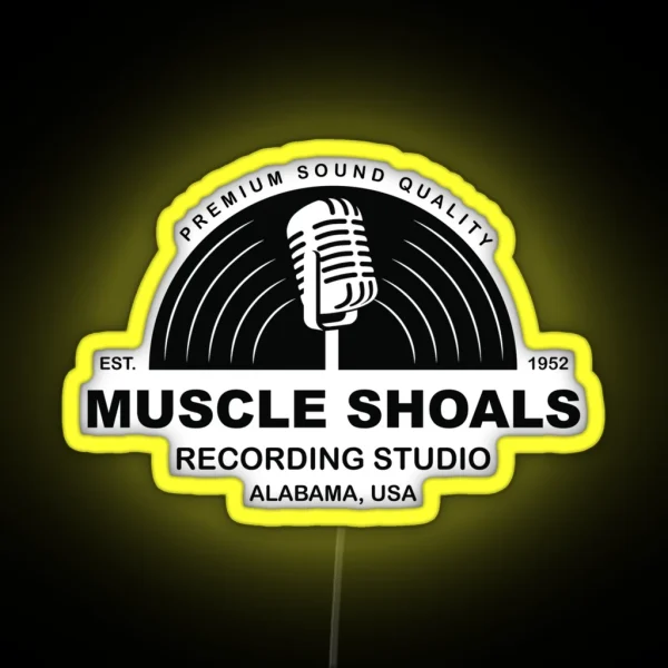 Muscle Shoals Recording Studio Official RGB Neon Sign