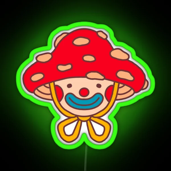 Mushie Clown RGB Neon Sign